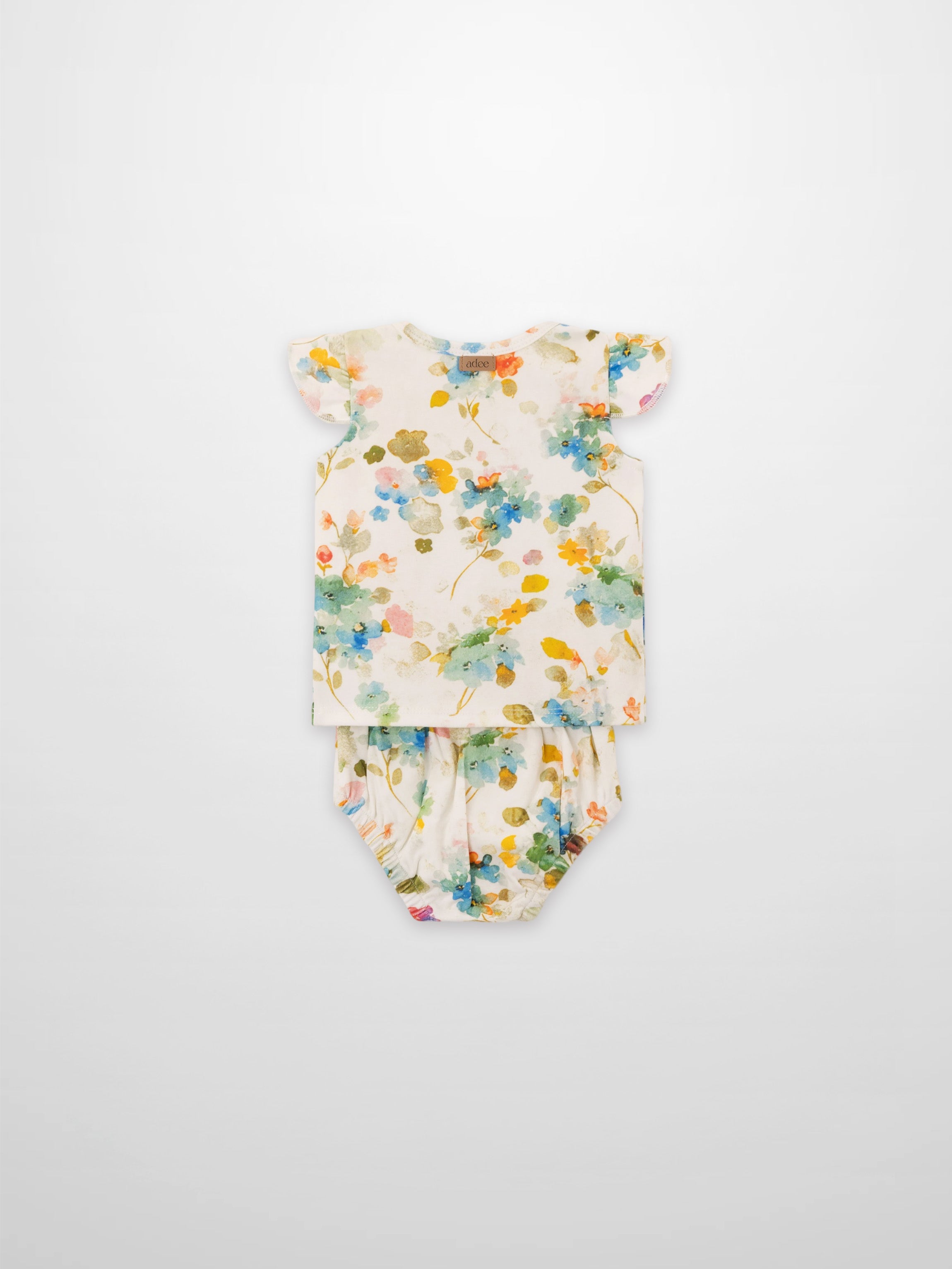 Pastel Flower Bloomers Set