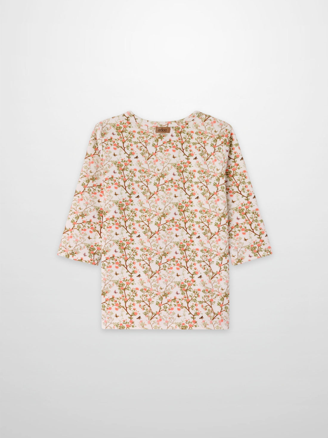 Spring Floral 3/4 Sleeve T-shirt