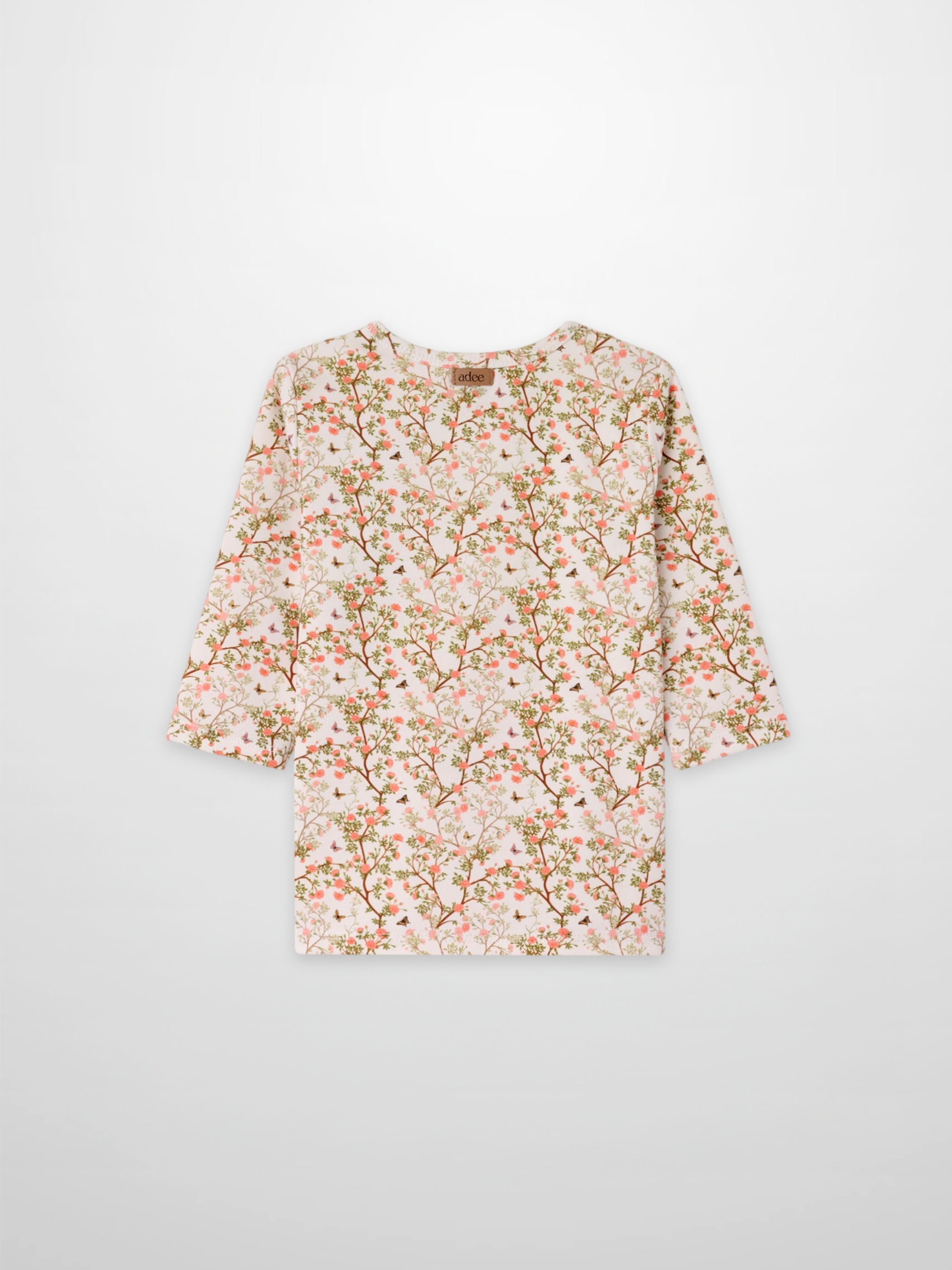 Spring Floral 3/4 Sleeve T-shirt
