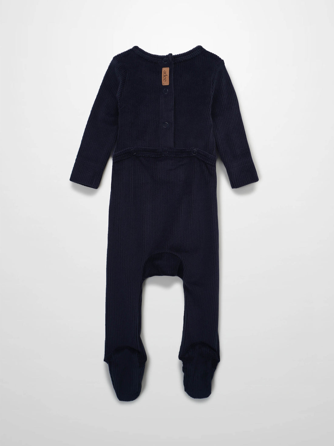 Embroidered Bunny Stretchy - Navy