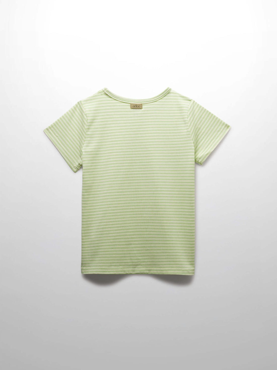 Yellow Striped Short Sleeve T-Shirt