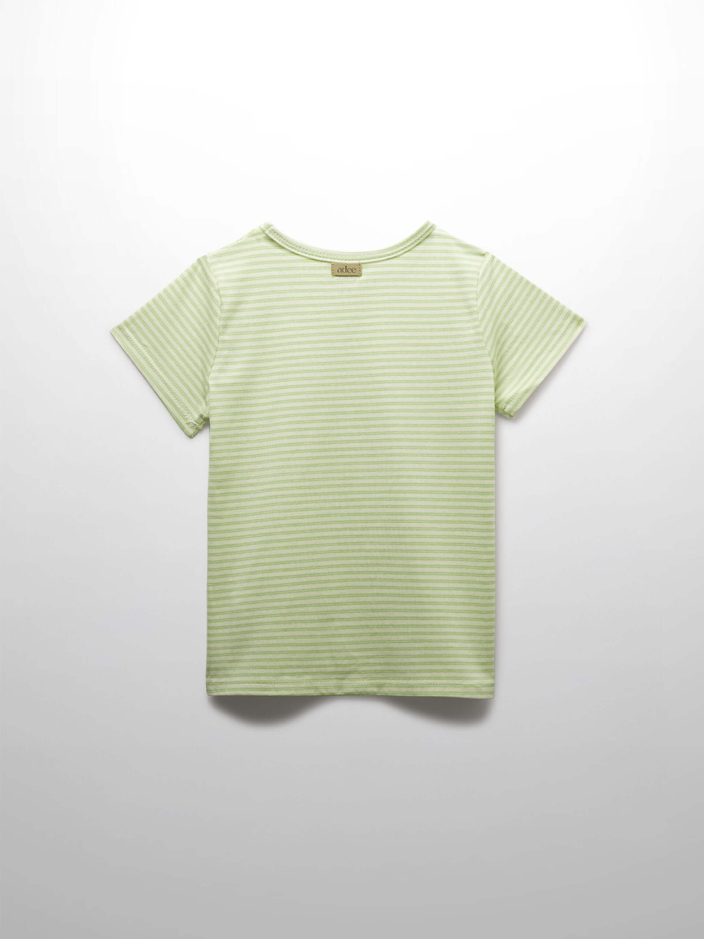 Yellow Striped Short Sleeve T-Shirt