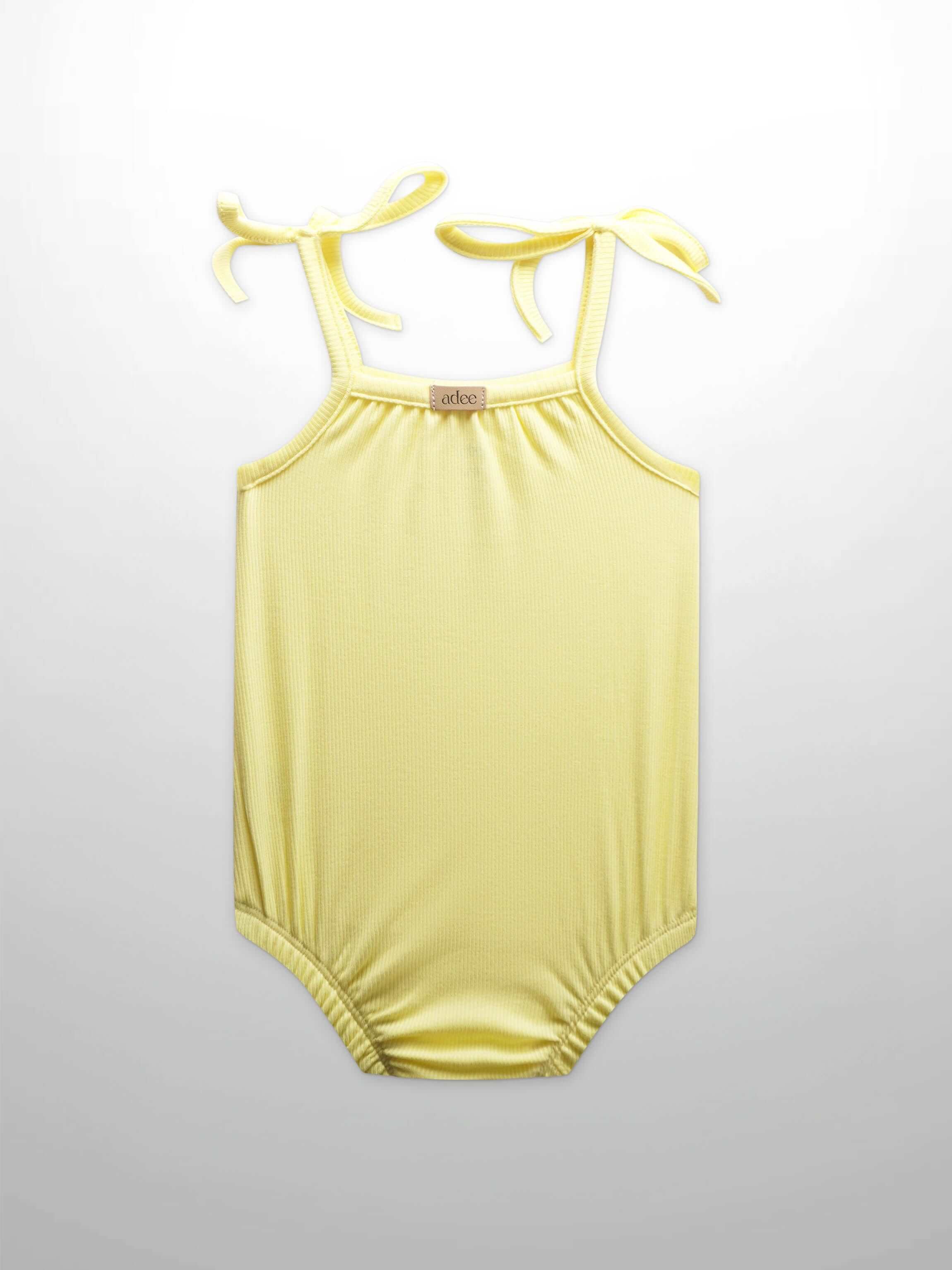 Yellow Romper- Bow