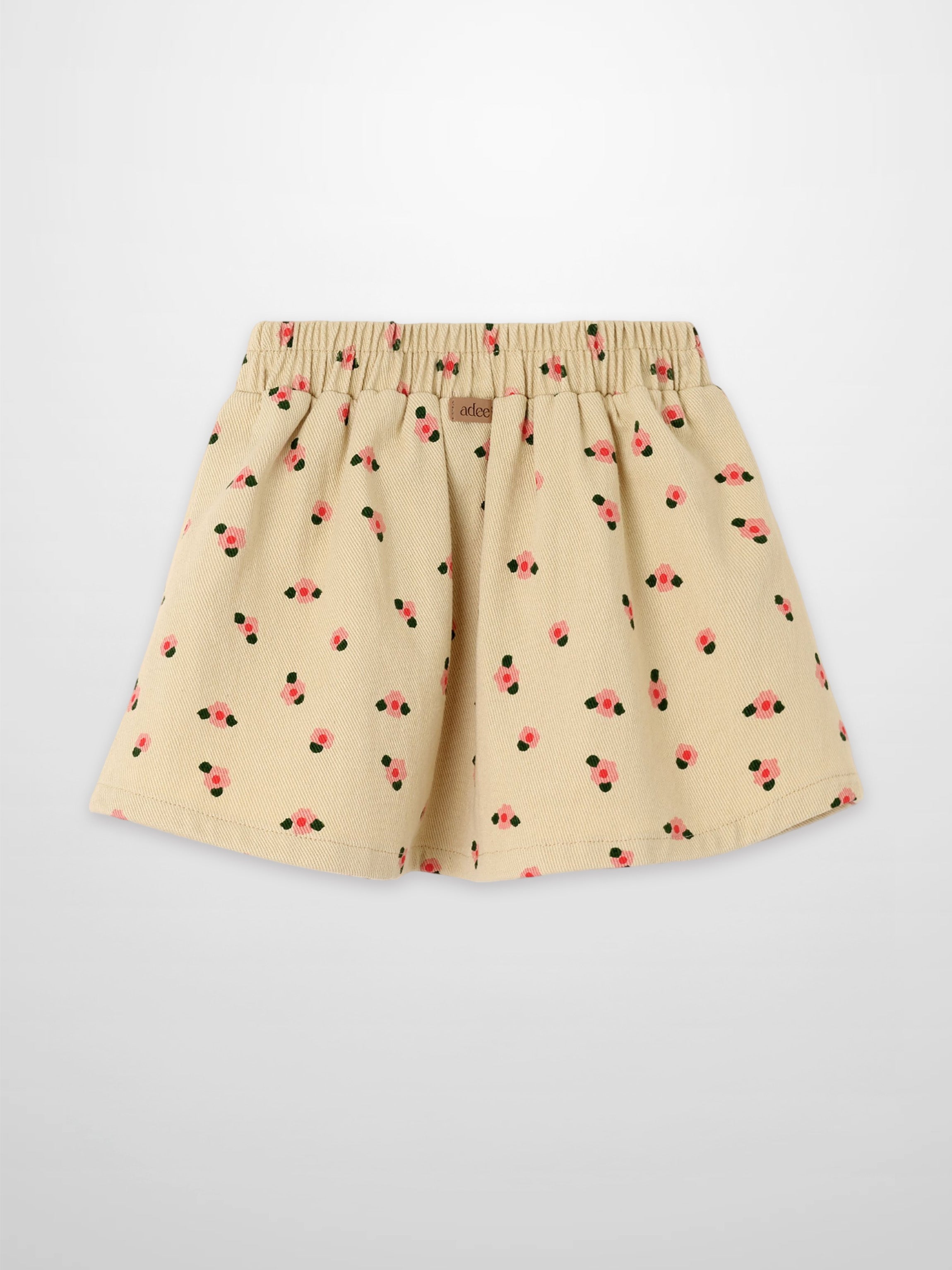 Tan Floral Skirt