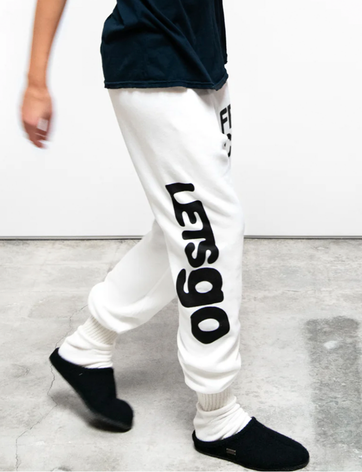 Circa 99' OG Letsgo Oldschool Sweats, Superwhite