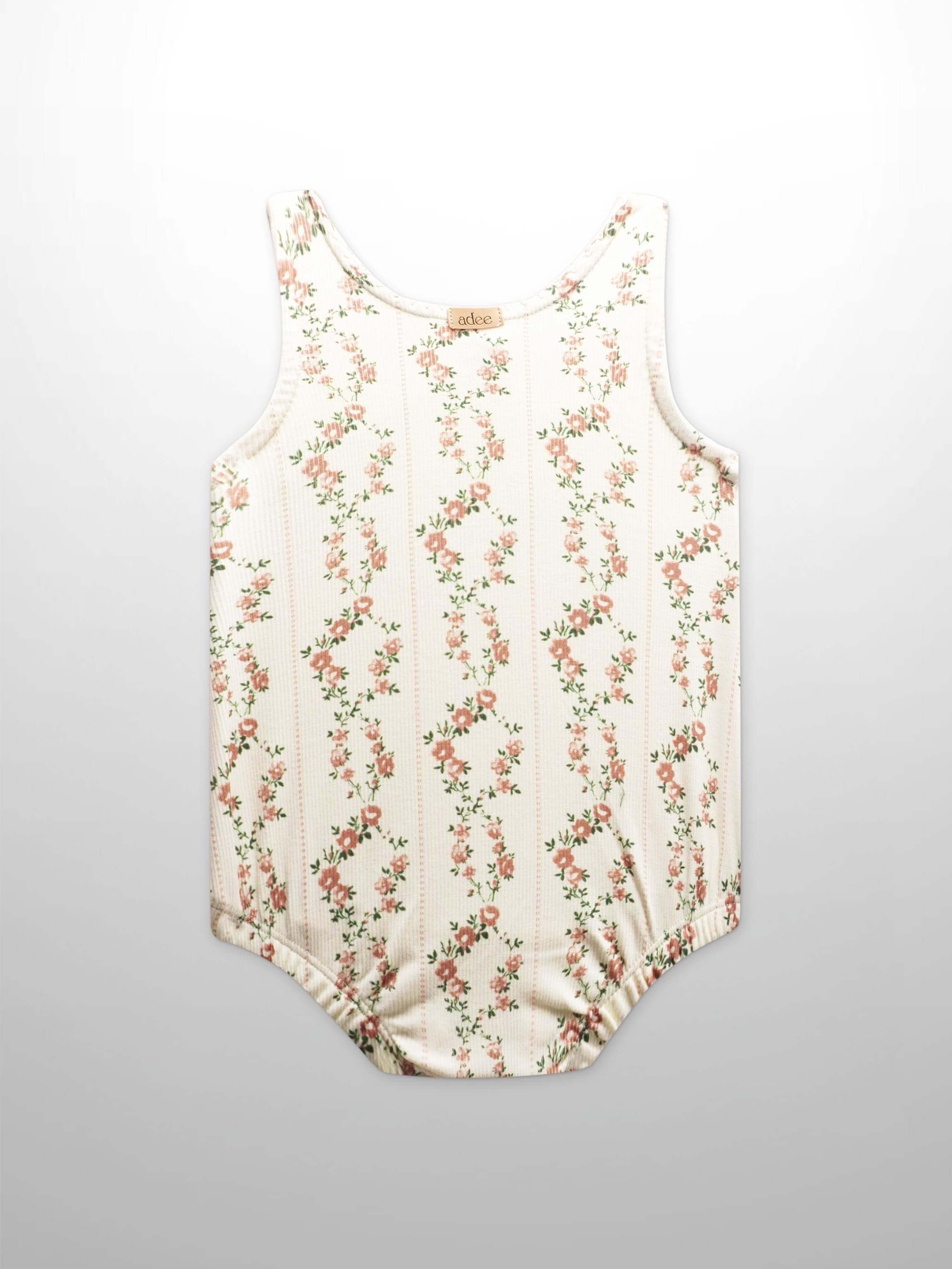 Floral Cascade Romper
