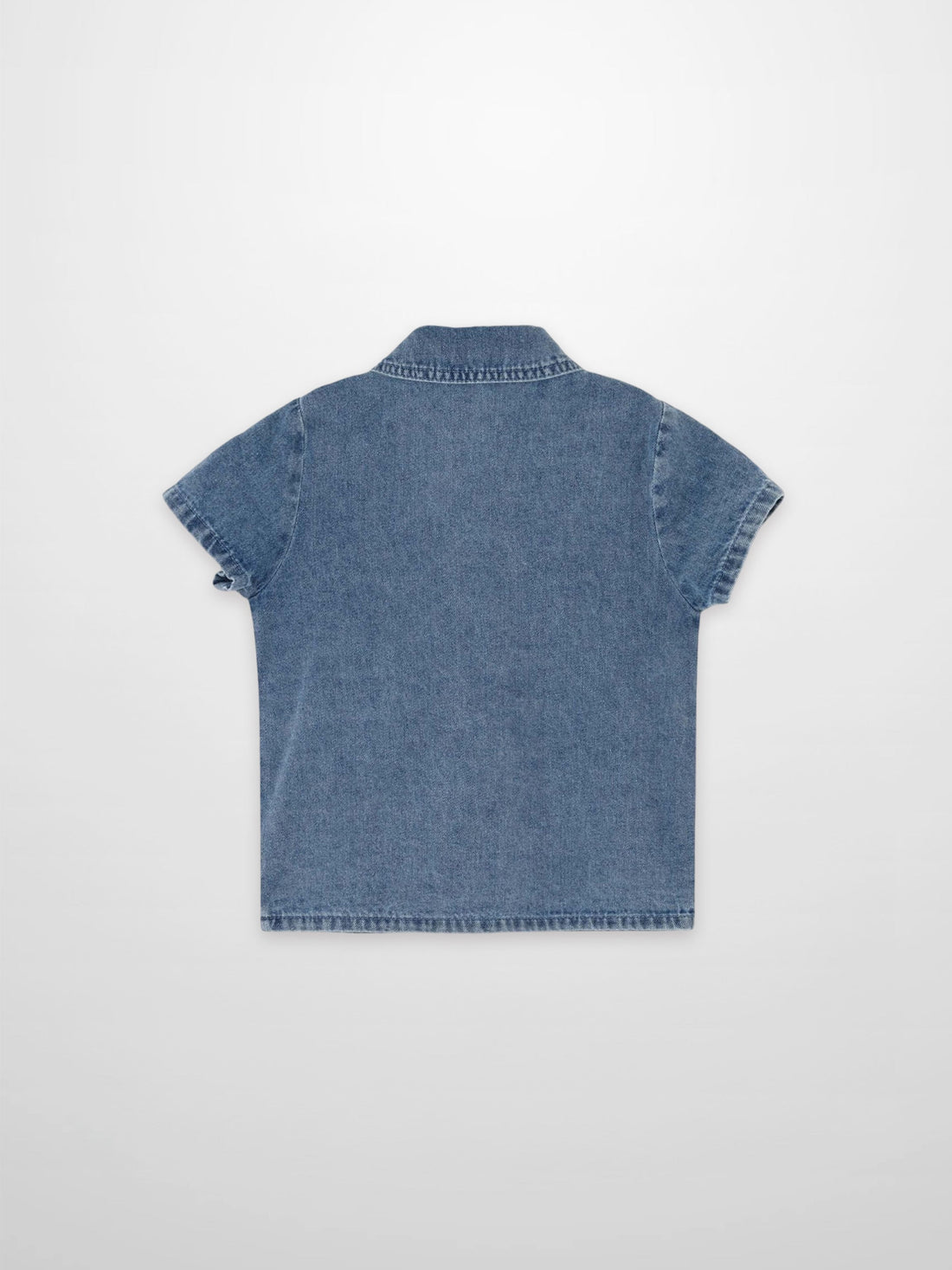 Blue Denim Button Down Shirt