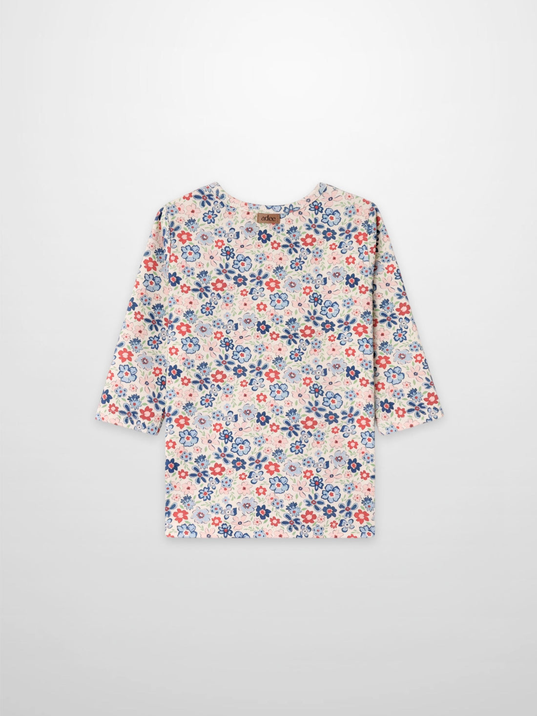 Garden Flower 3/4 Sleeve Shirt