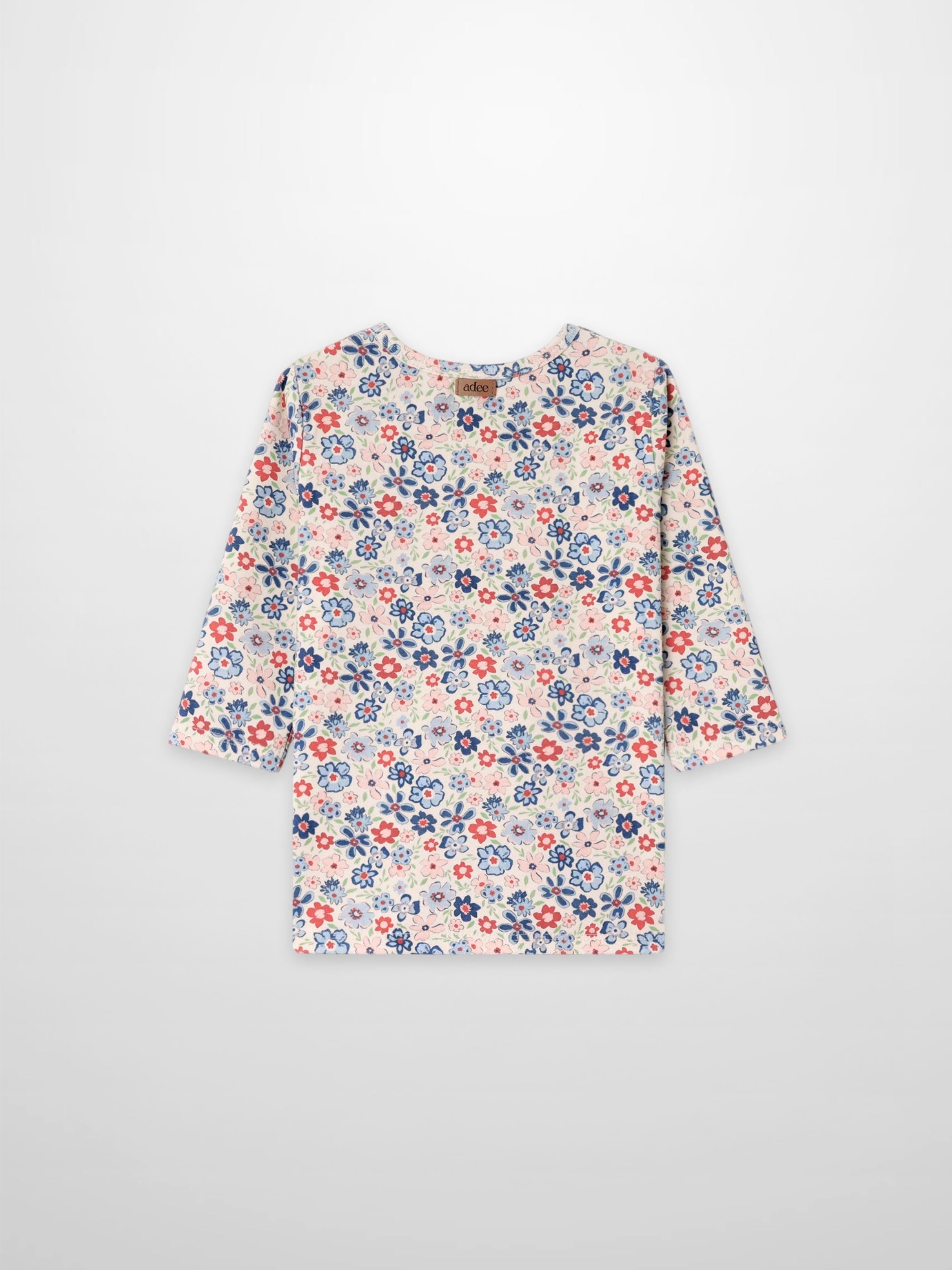 Garden Flower 3/4 Sleeve Shirt
