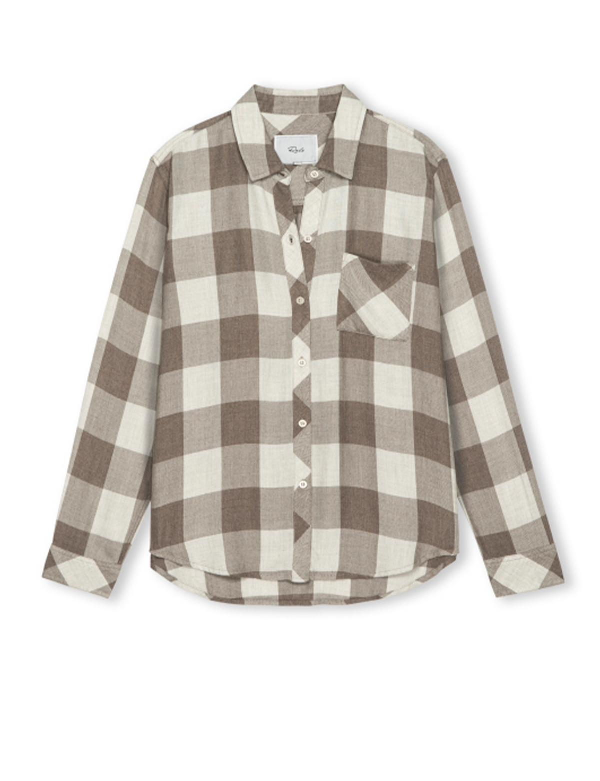 Hunter Plaid Flannel, Dove Brown