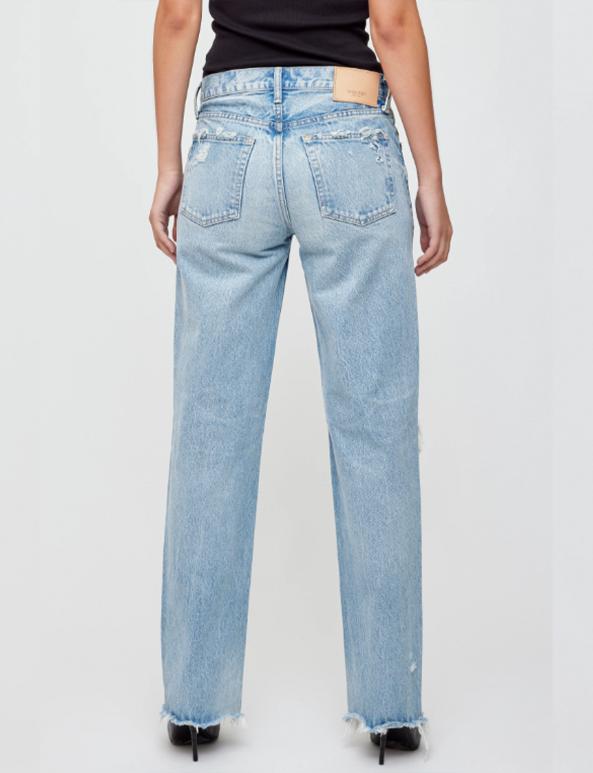 Odessa Low Straight, Light Blue