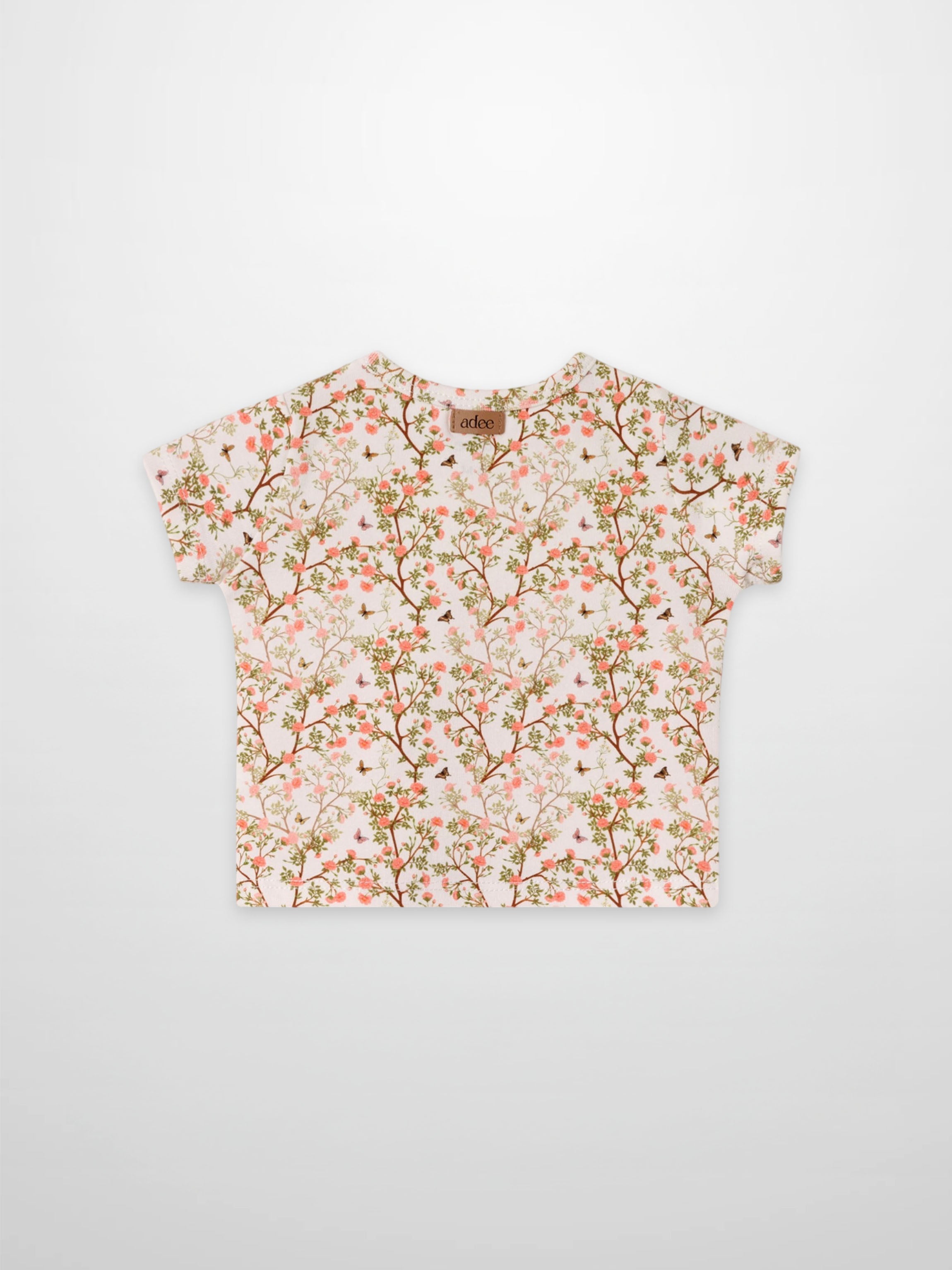 Spring Floral Short Sleeve T-Shirt