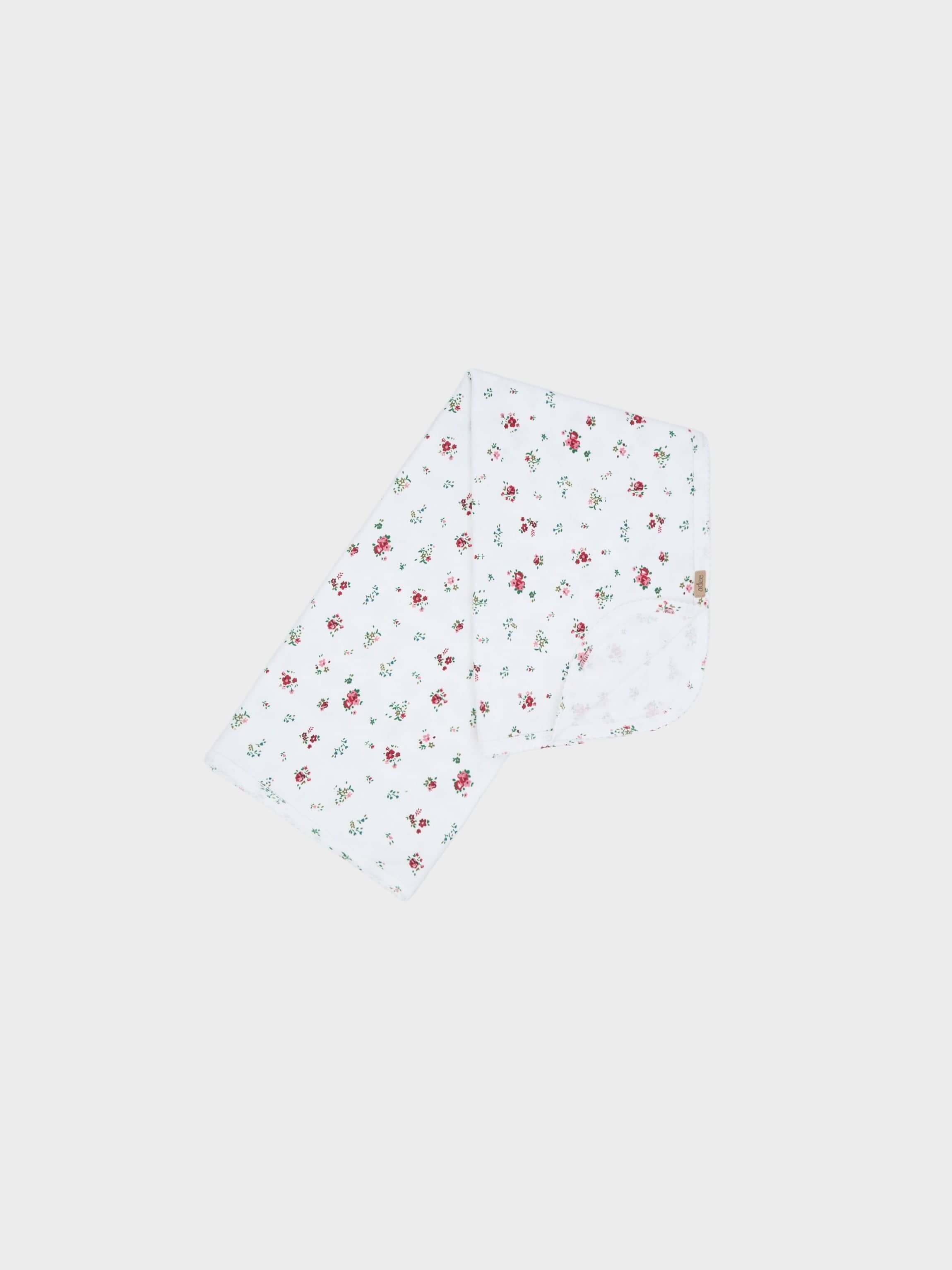 Freesia Flower- Blanket- Red