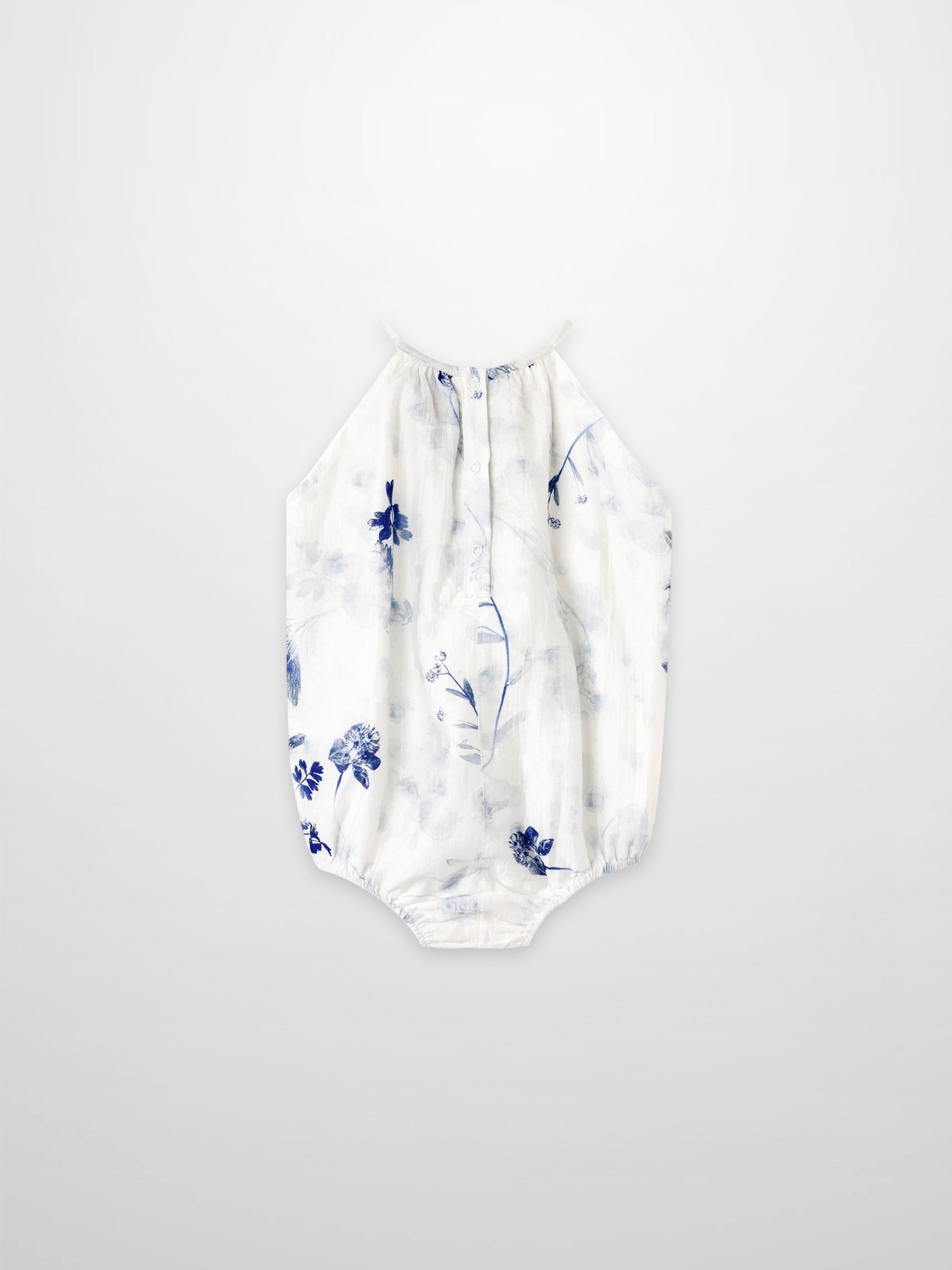 Blue Flower Romper
