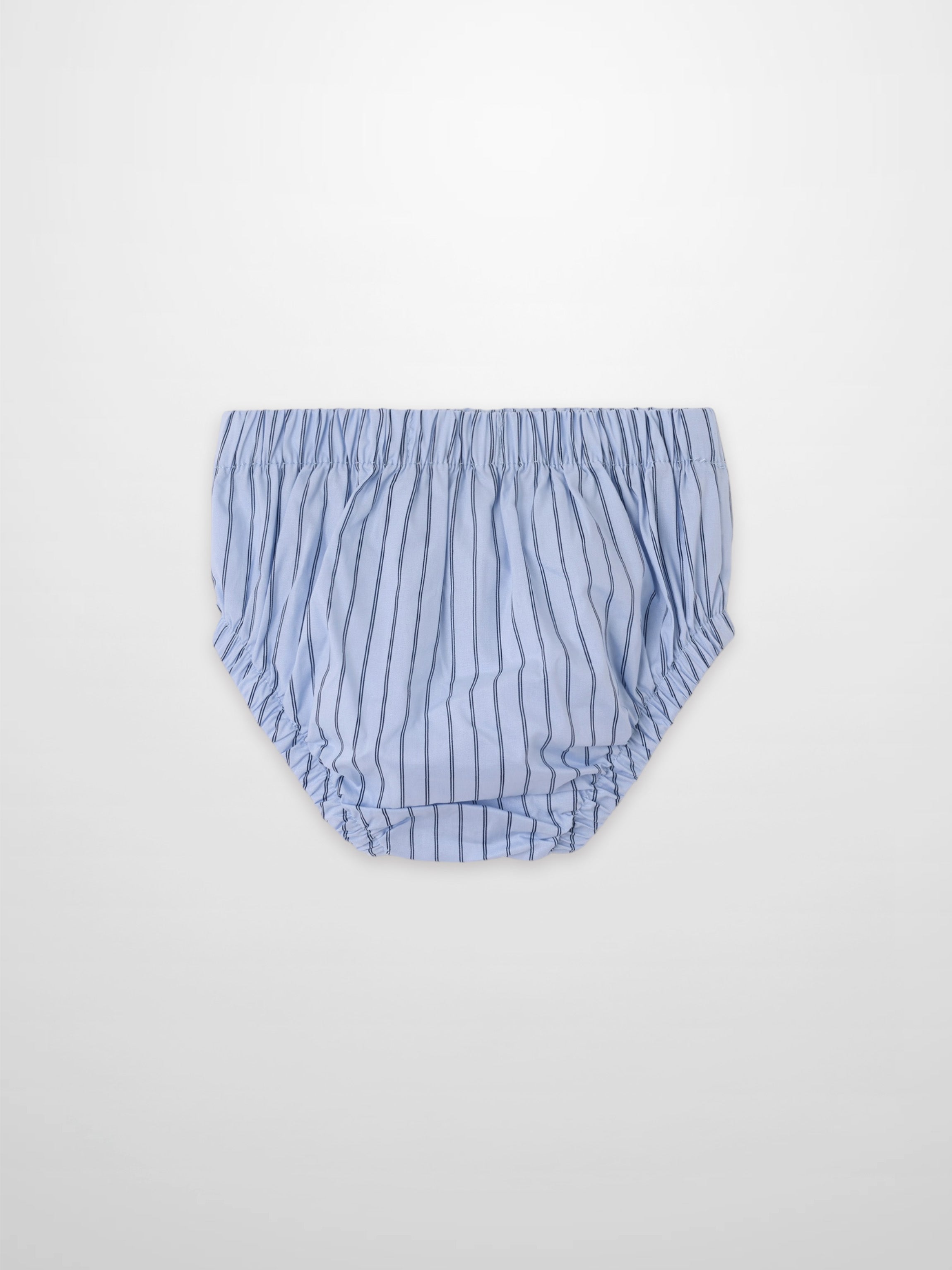 Striped Cotton Bloomers - Blue