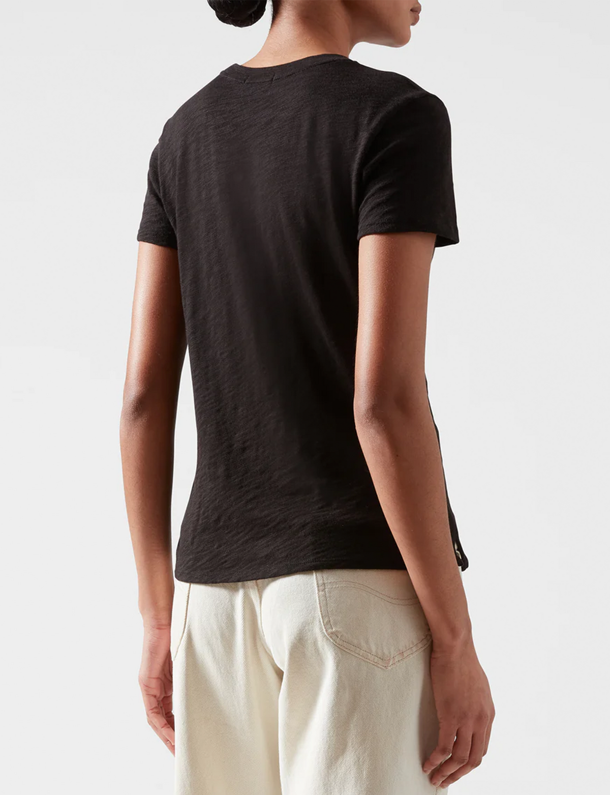 Schoolboy Crew Tee, Black