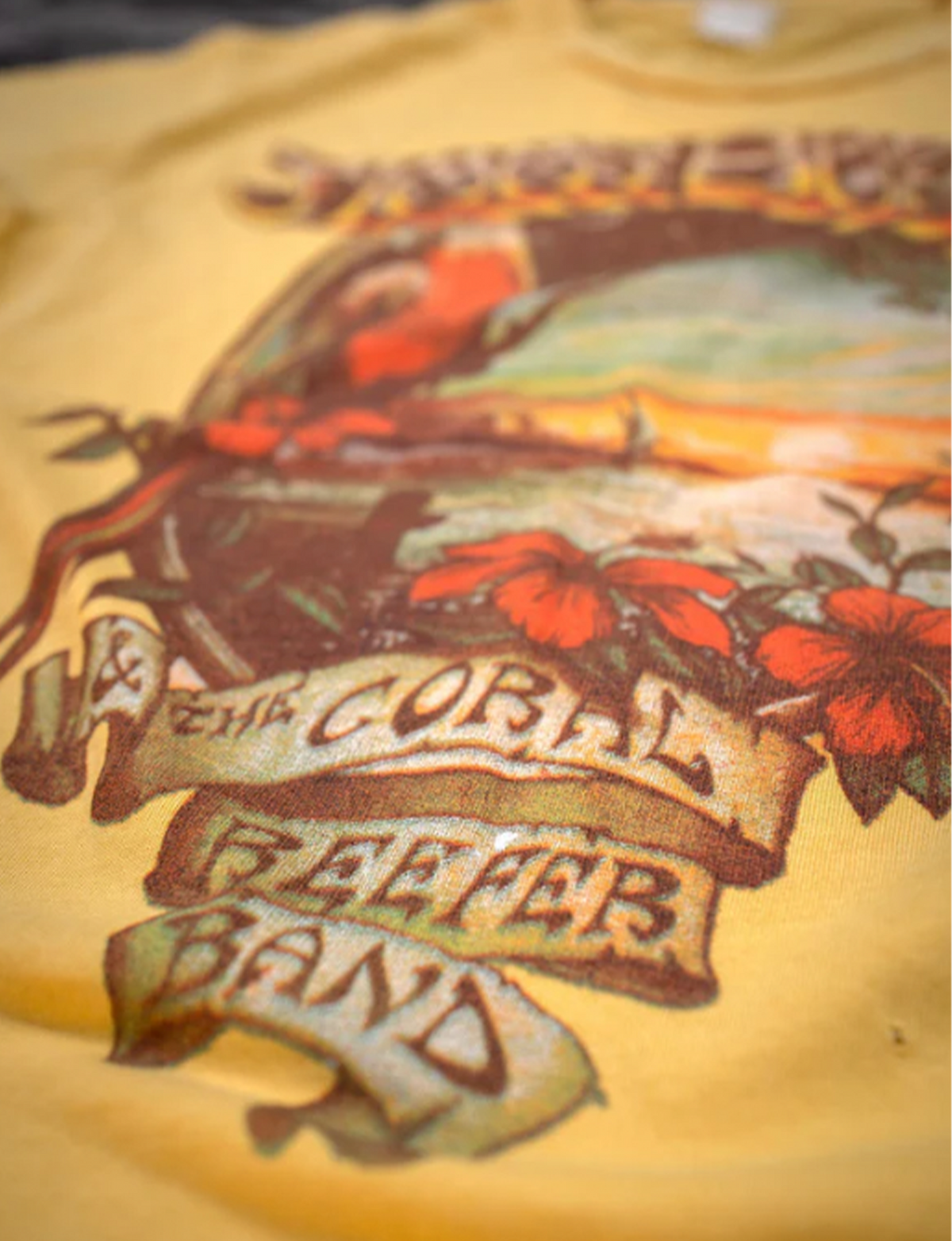 Jimmy Buffet Crew Tee, Lemon