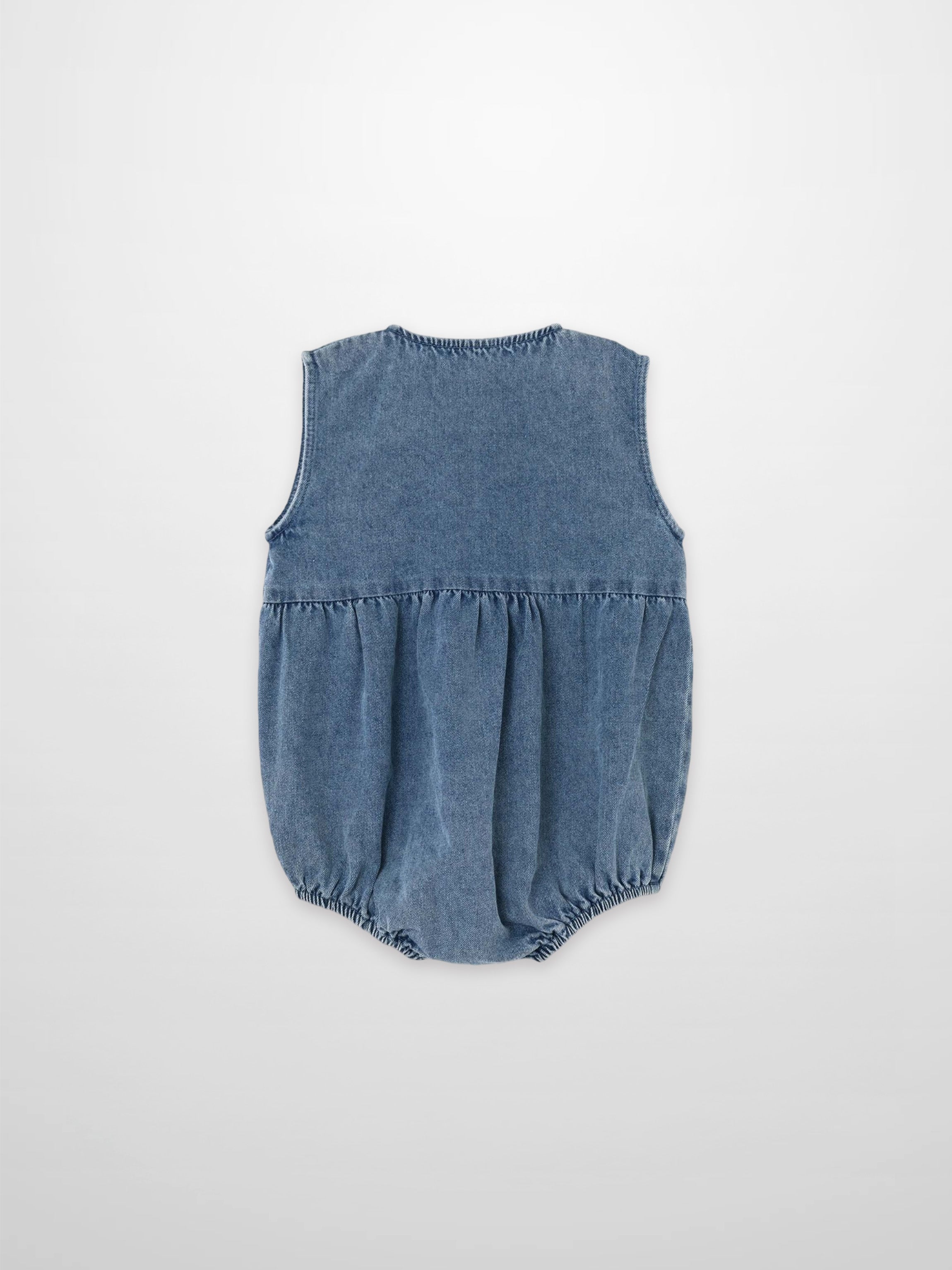 Blue Denim Romper