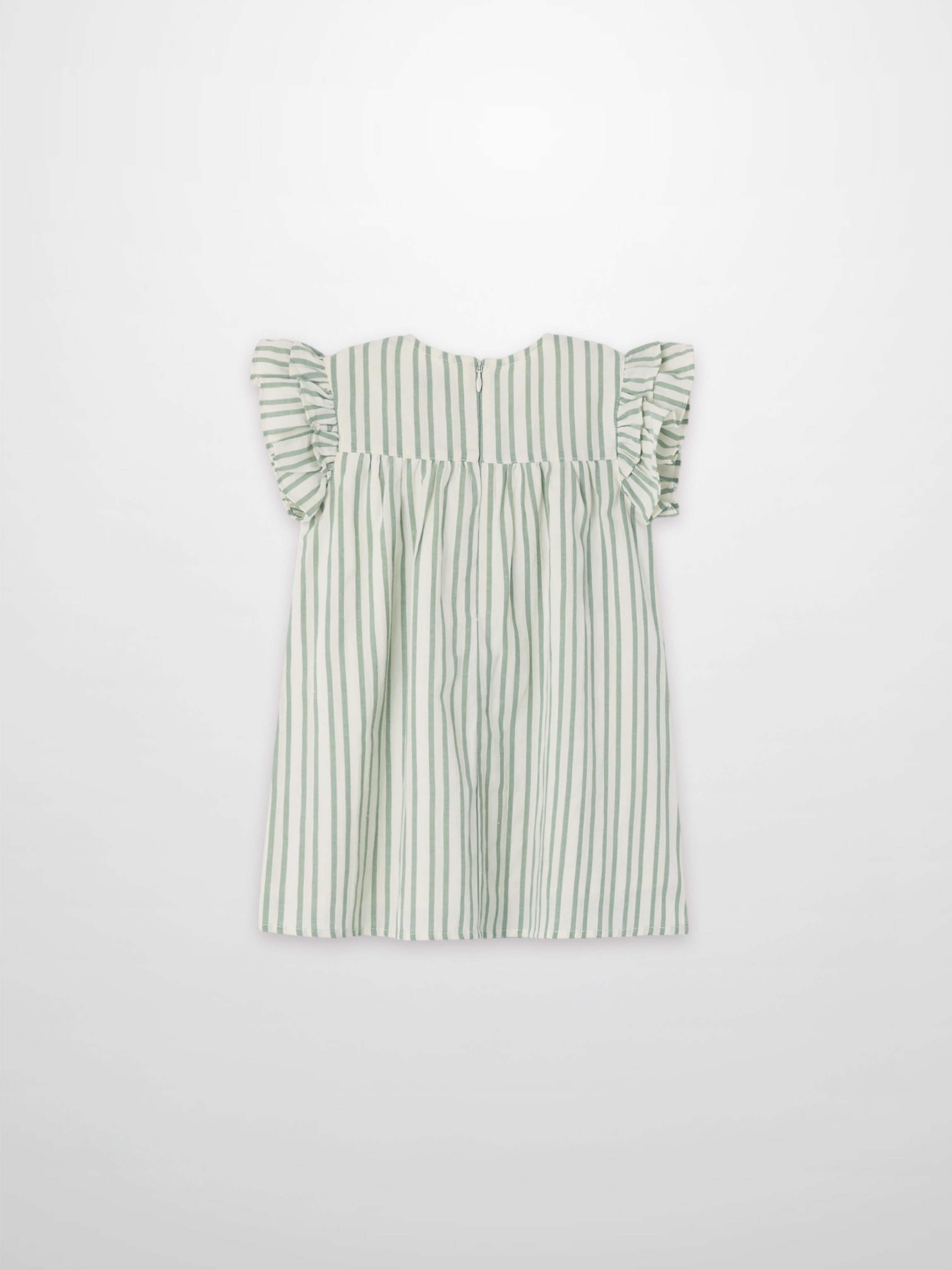 Green Striped Dress