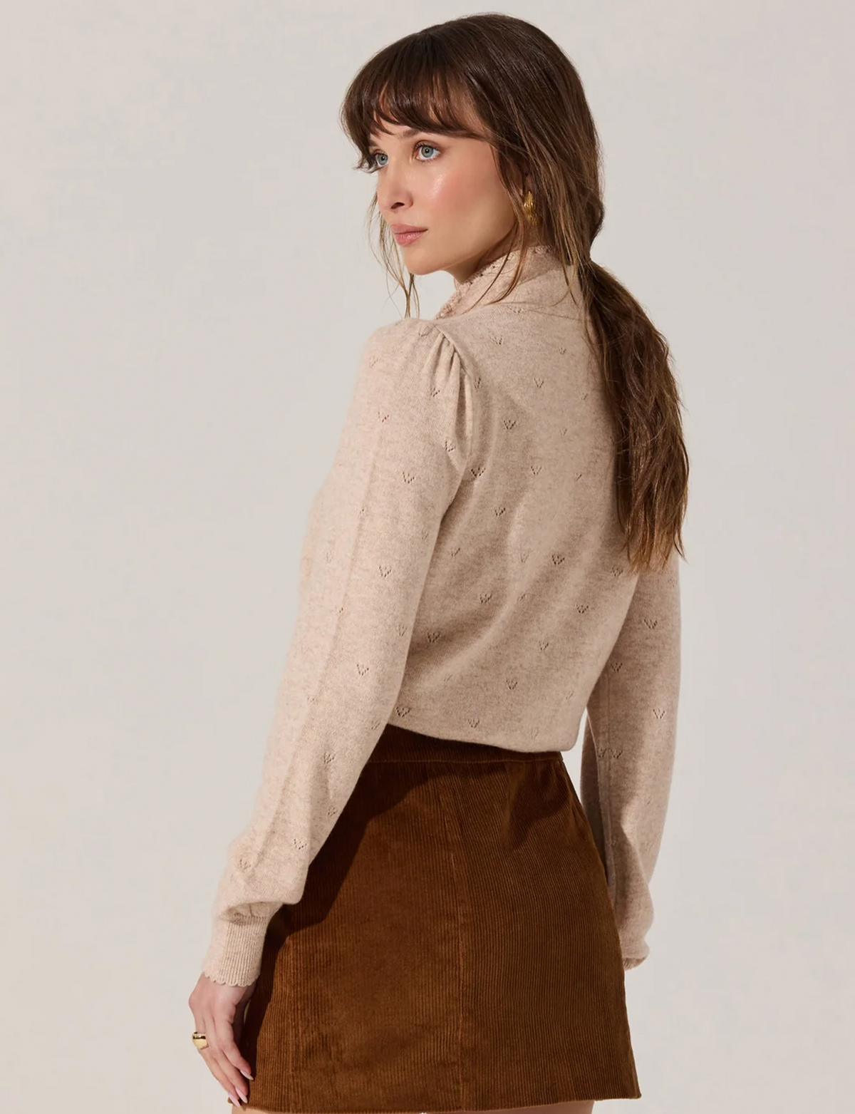 Ovalia Sweater, Oatmeal