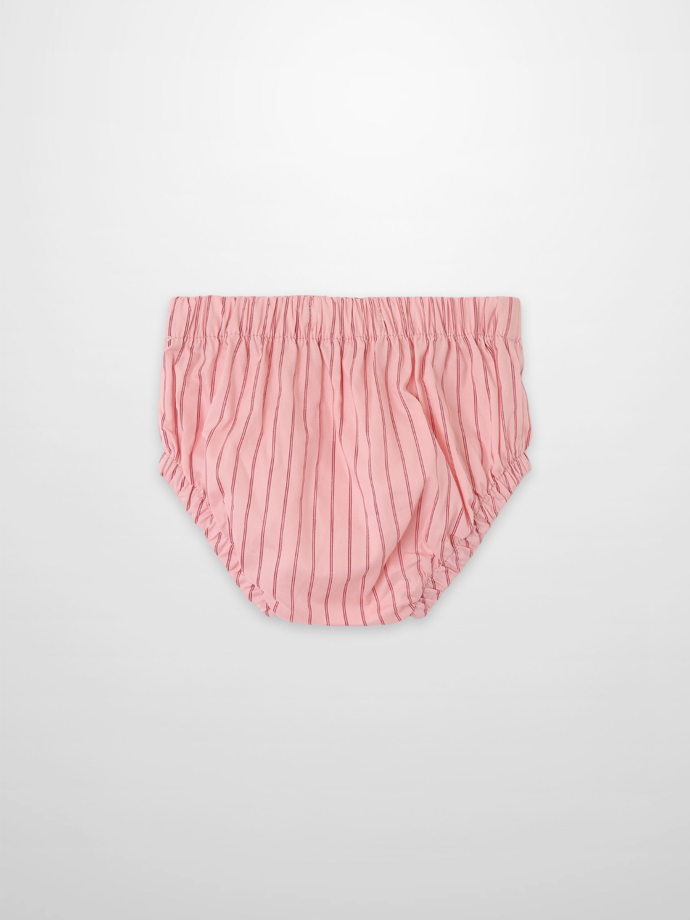 Striped Cotton Bloomers - Pink