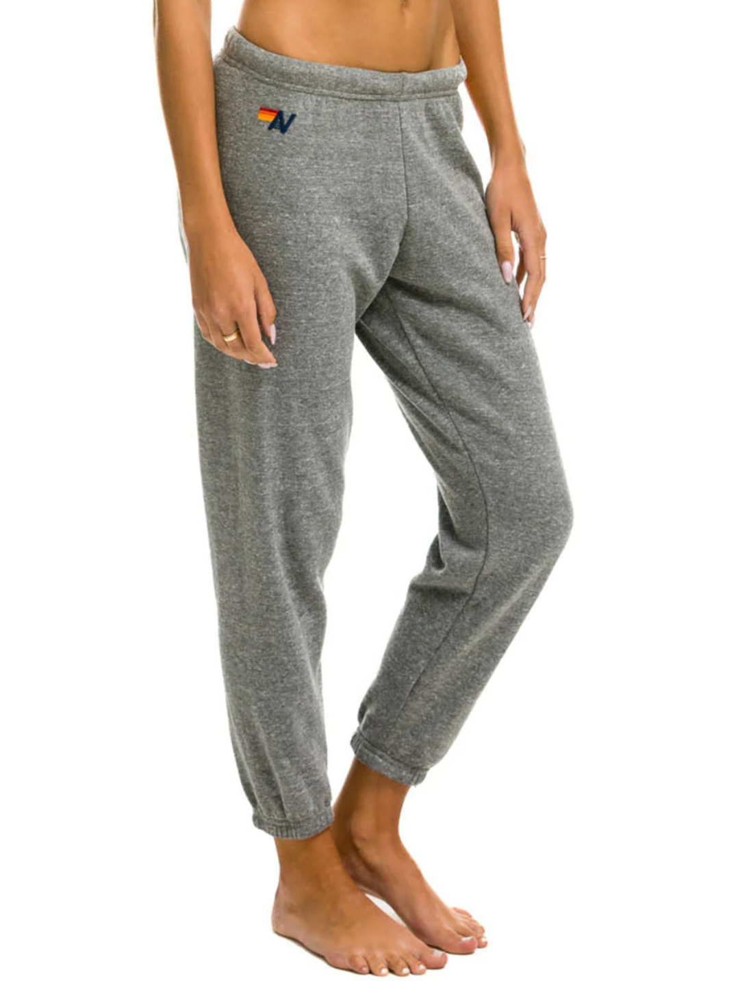 5 Stripe Sweatpants, Heather Grey/Multi