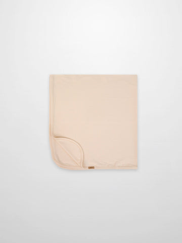 Thin Ribbed Blanket - Cream