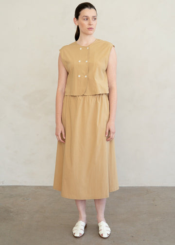 MELANIE SLEEVELESS MIDI DRESS