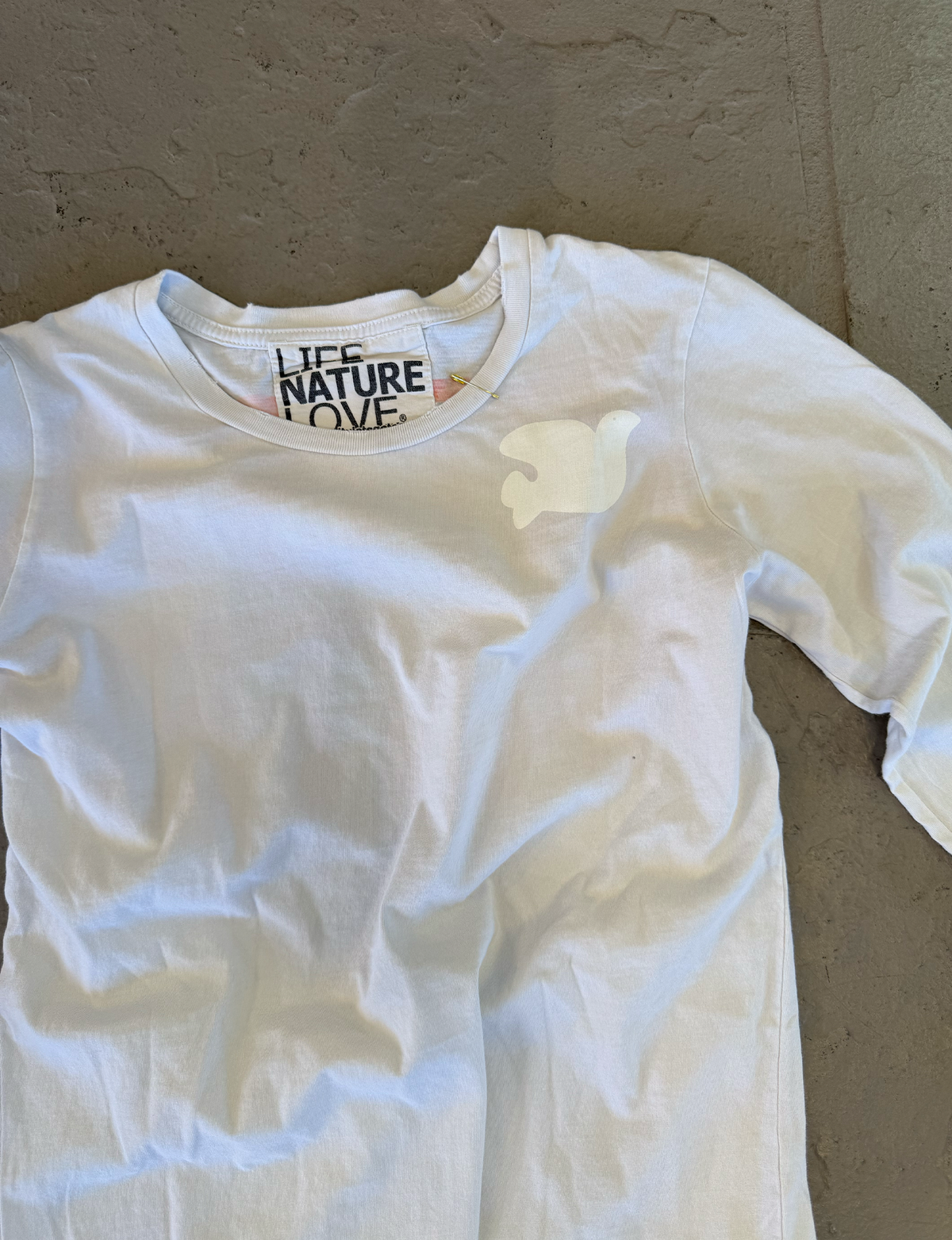Artists Wanted L/S Tee, Chalk Electric