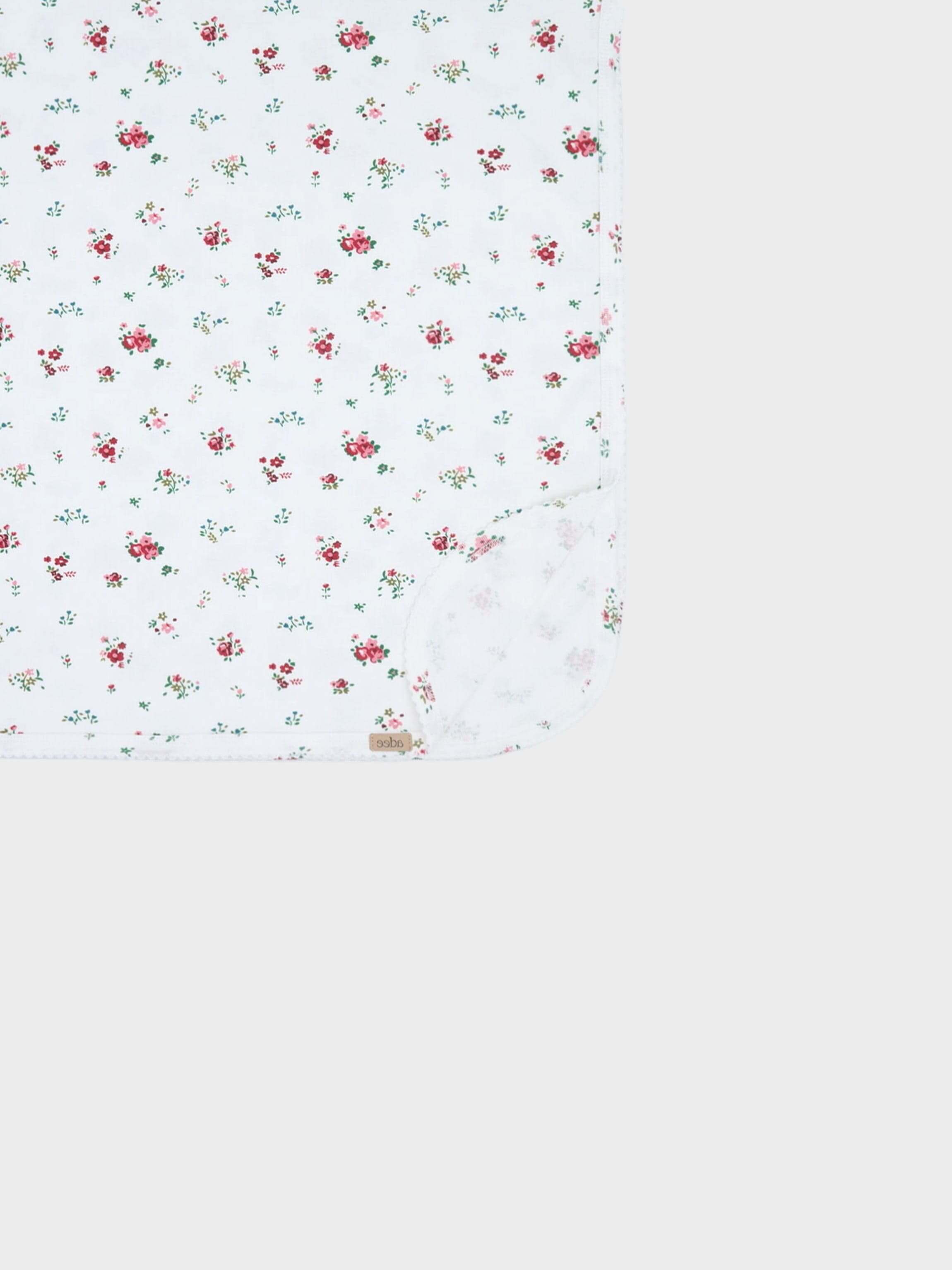 Freesia Flower- Blanket- Red