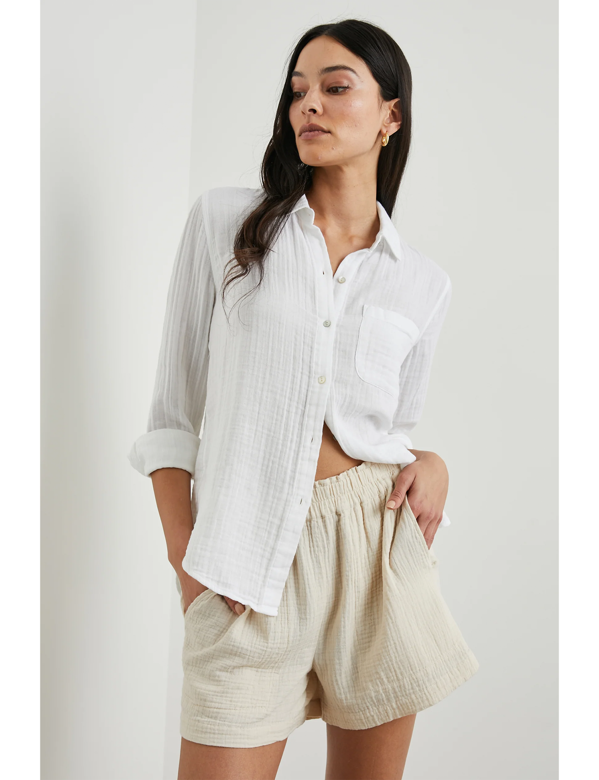 Ellis Shirt, White
