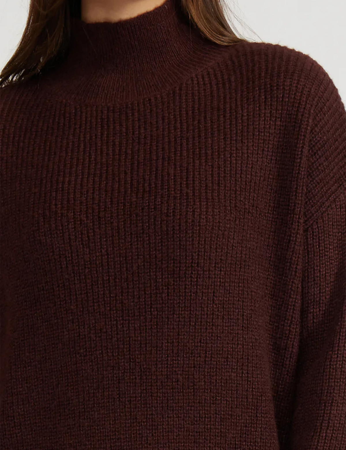 Axel Turtleneck Sweater, Brown