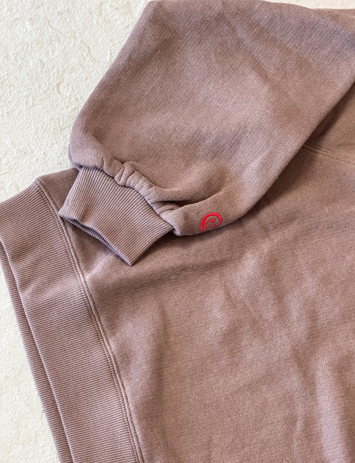 Smiley Face Sweatshirt, Bark