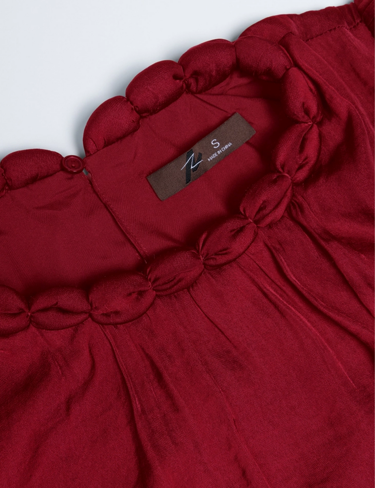 Billowy Blouse, Crimson Red