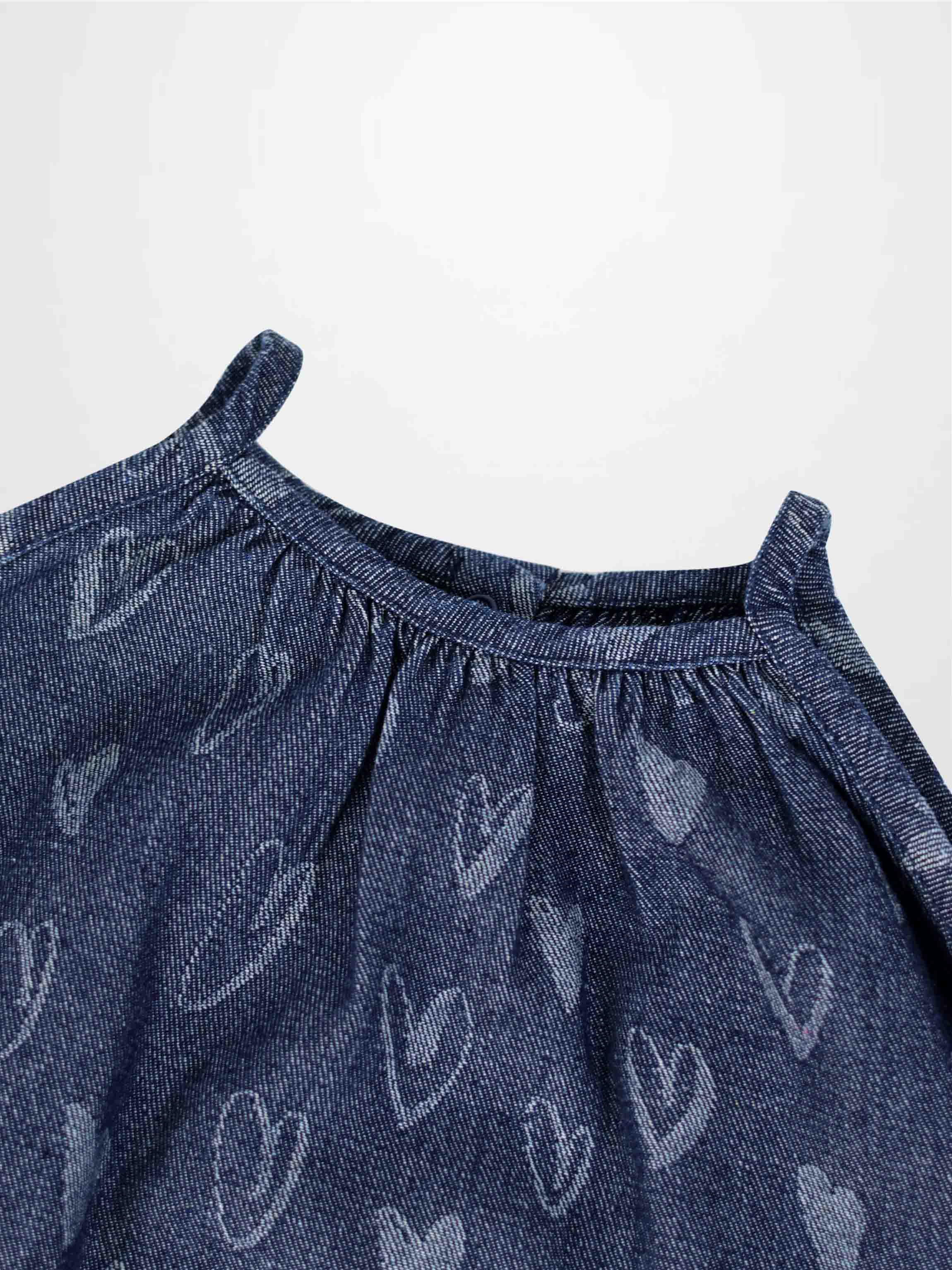Denim Heart Jumper