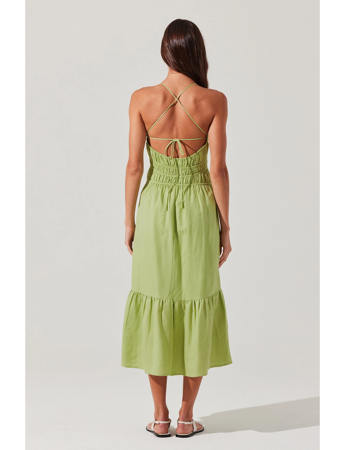 Eleni Dress, Spring Green