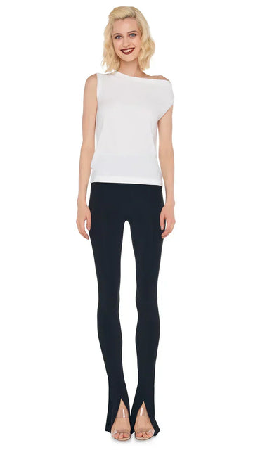 Drop Shoulder Top - Snow White