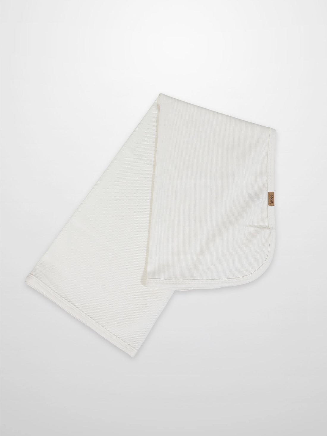 Thin Ribbed Blanket - White