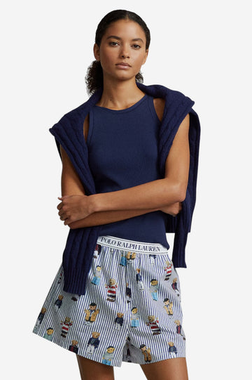 Sleep Boxer Allover Bear - Nautical Stripe