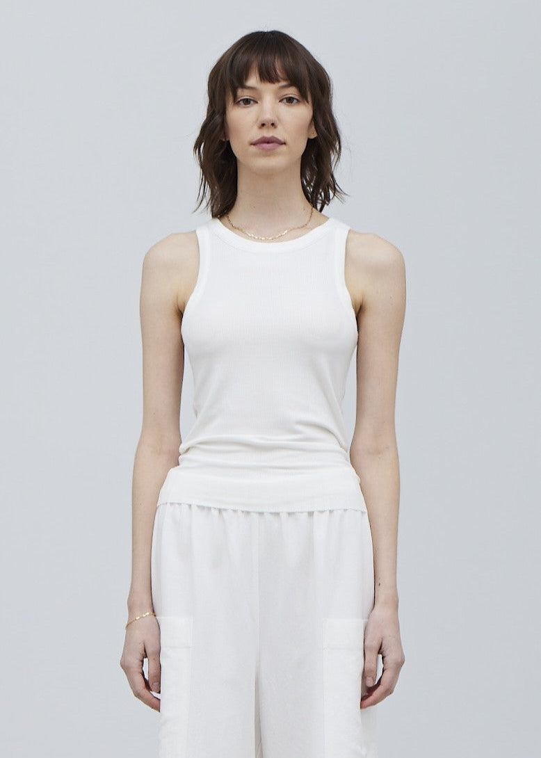 DAISY RIBBED TANK TOP