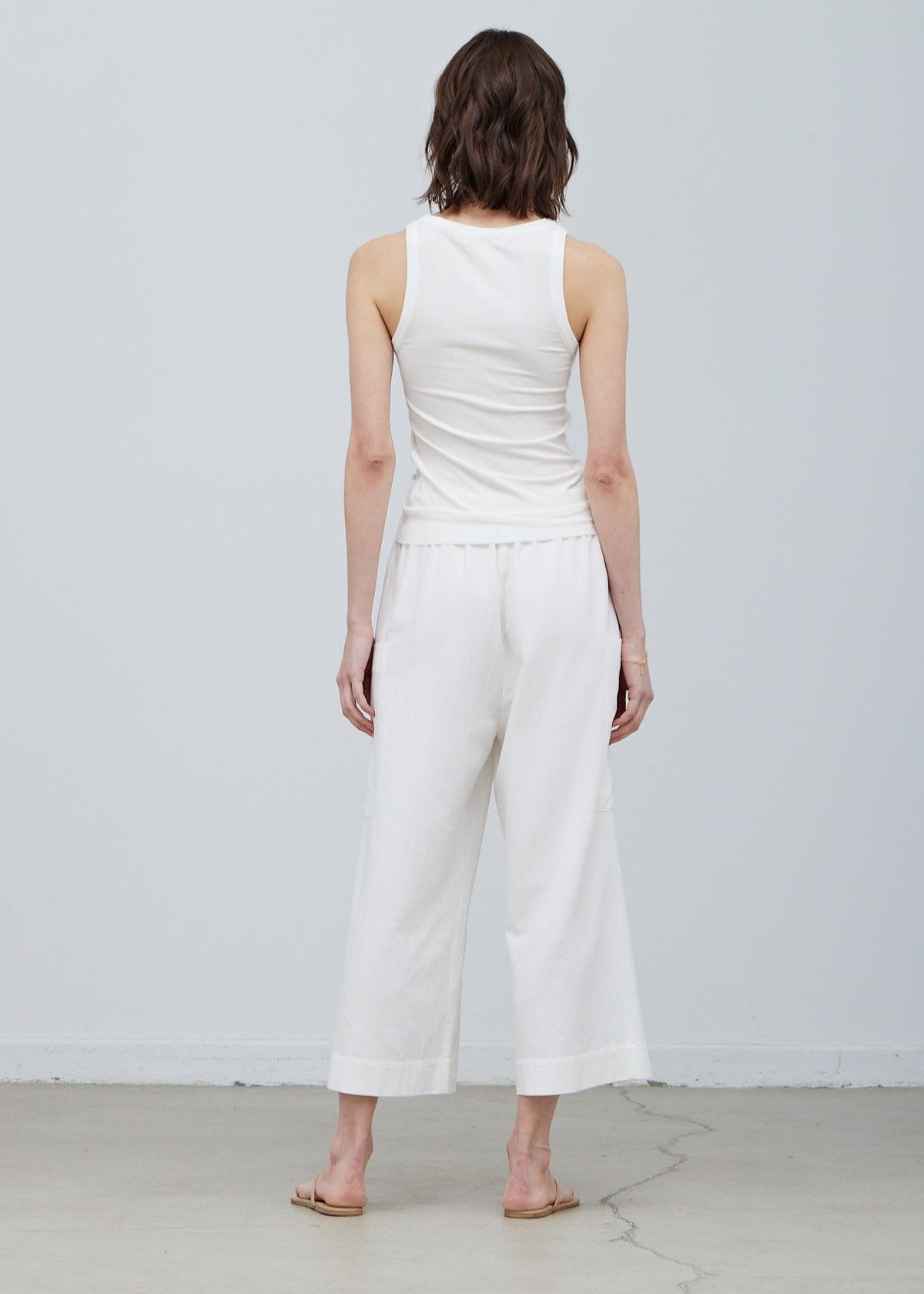 DAISY RIBBED TANK TOP