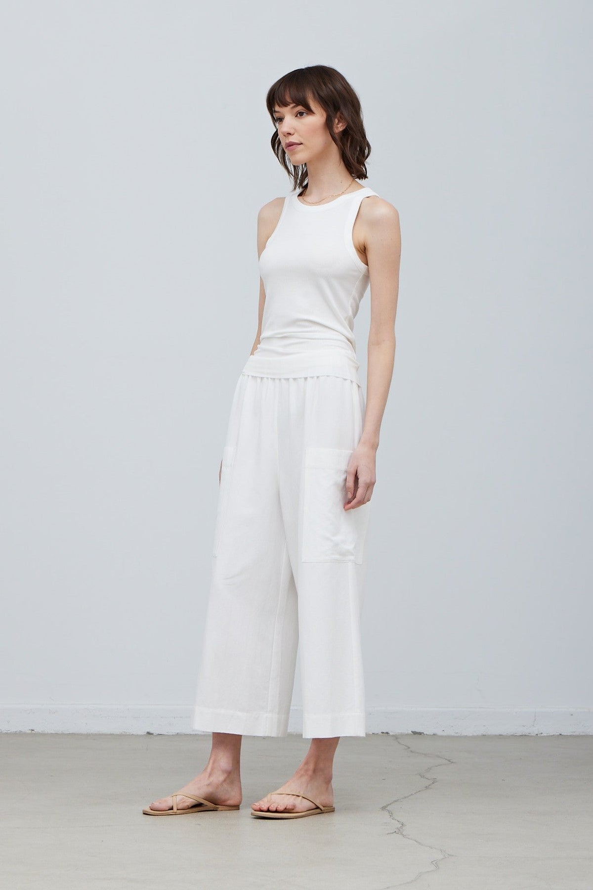 DAISY RIBBED TANK TOP