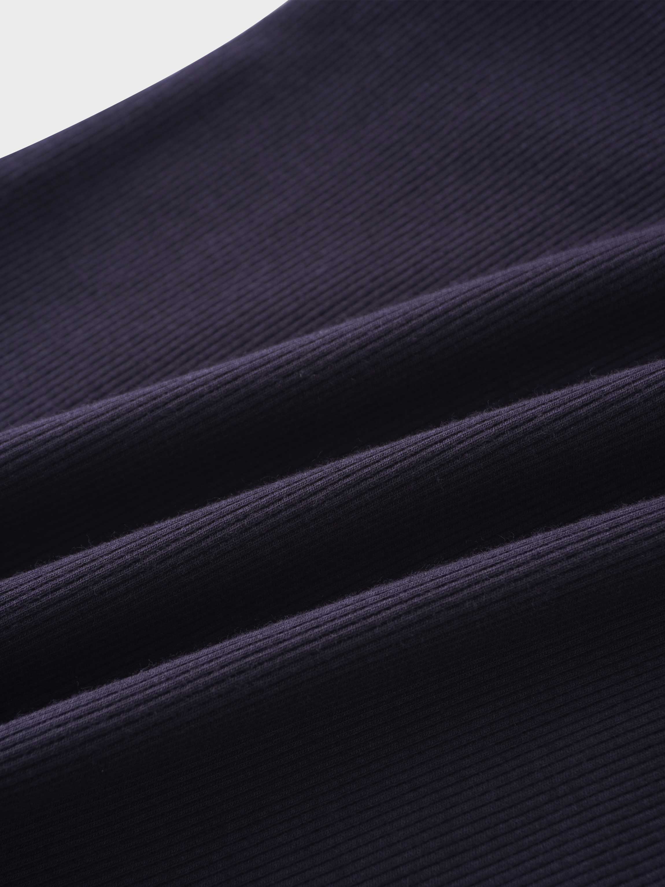 Crossover Thin Ribbed Pajama - Navy