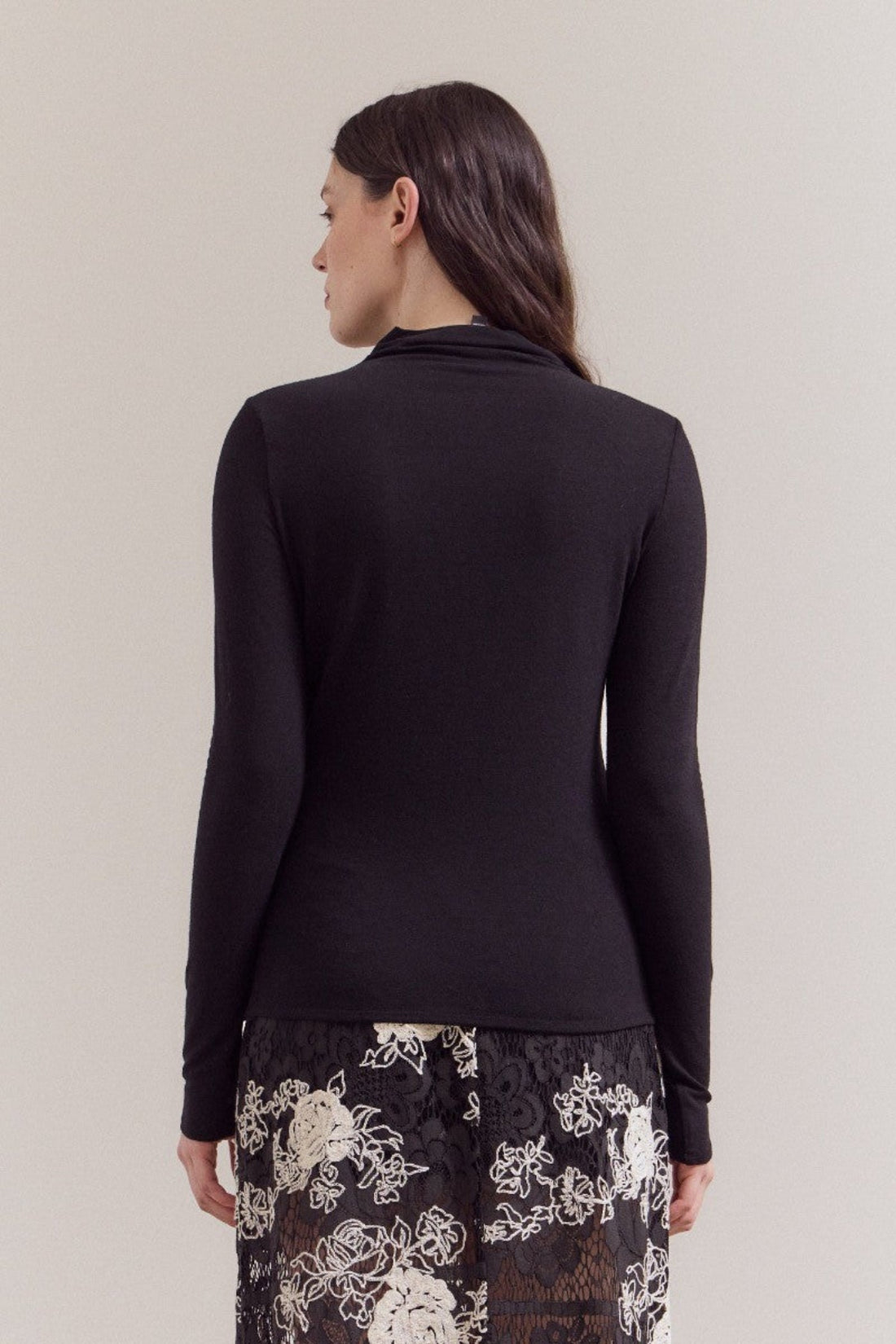 DANIELA MOCK NECK TOP
