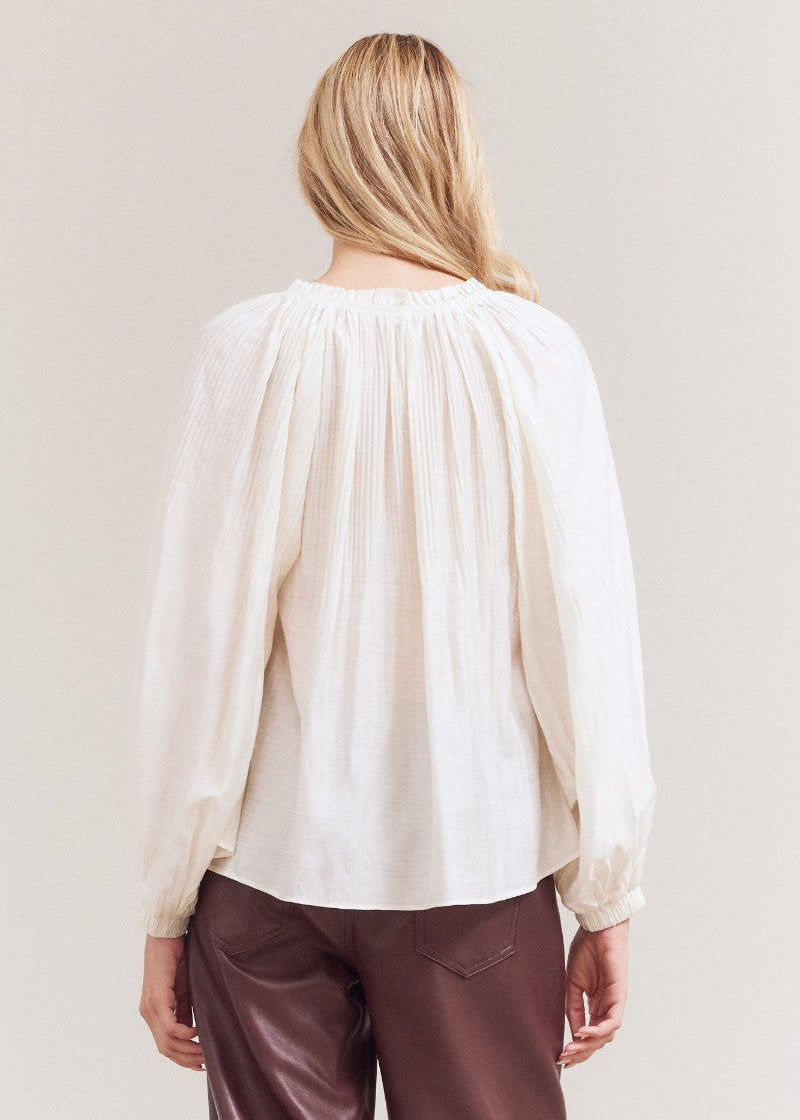 MELANIE BALLOON SLEEVE TOP