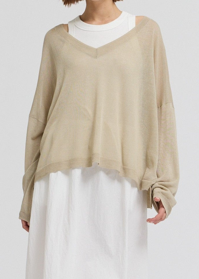 TYLA OVERSIZED KNIT TOP