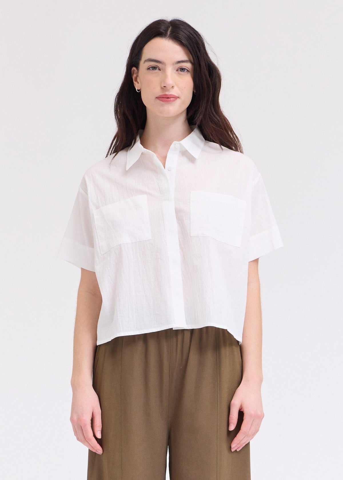 LISA BUTTON UP TOP