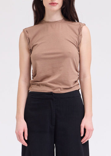 MARIA SLEEVELESS COTTON TOP