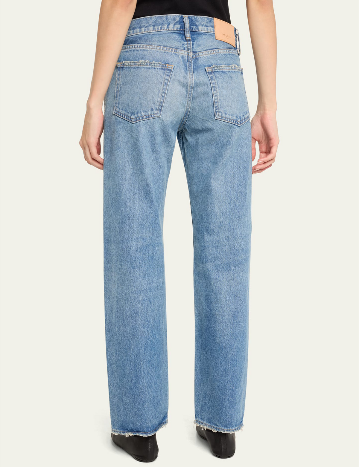 Cheval Low Rise Straight, Light Blue