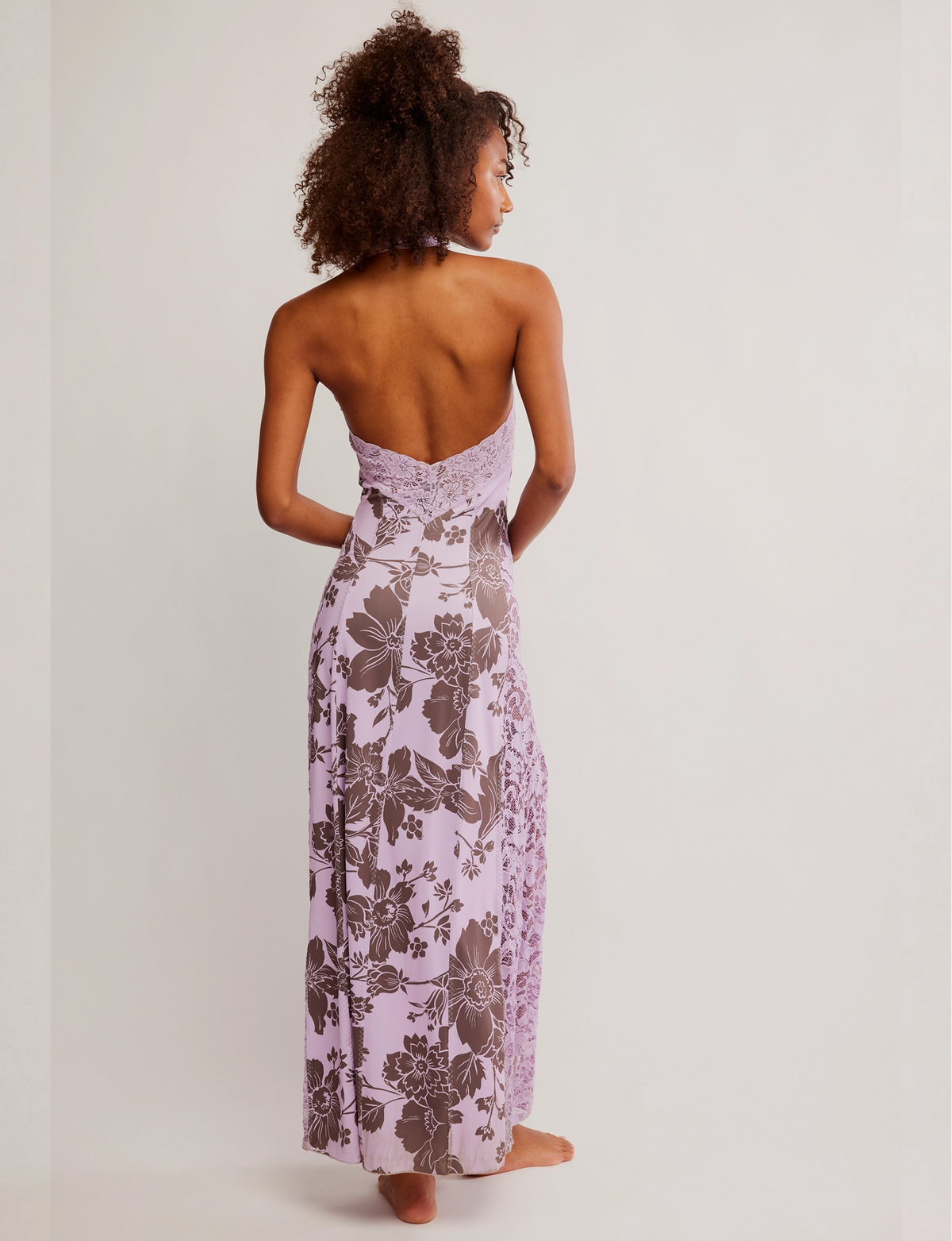 Love You Most Printed Maxi, Lavender/Combo
